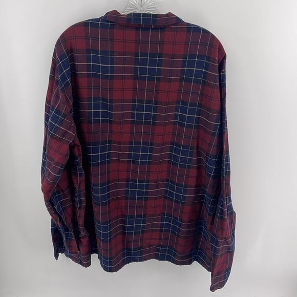 NWOT Barbour Laith plaid flannel long sleeve CE button up pajama top sz XXL - Picture 6 of 6